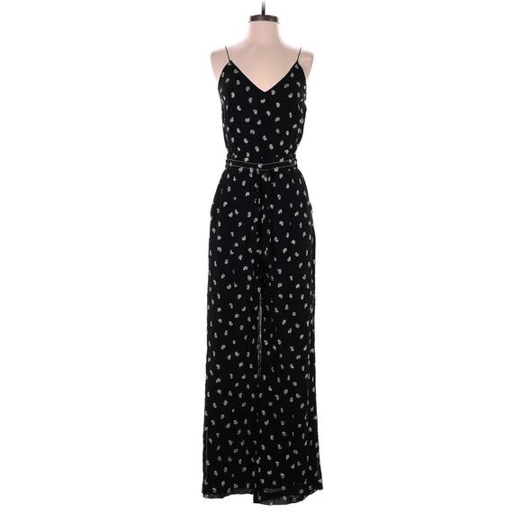 Derek Lam 10 Crosby Kylie Black and Gold Cami Jumpsuit - Picture 3 of 4